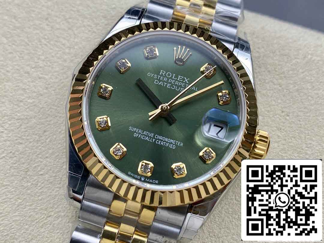Rolex Datejust M278273-0030 31MM 1:1 edição melhor GS Fabbrica quadrante verde