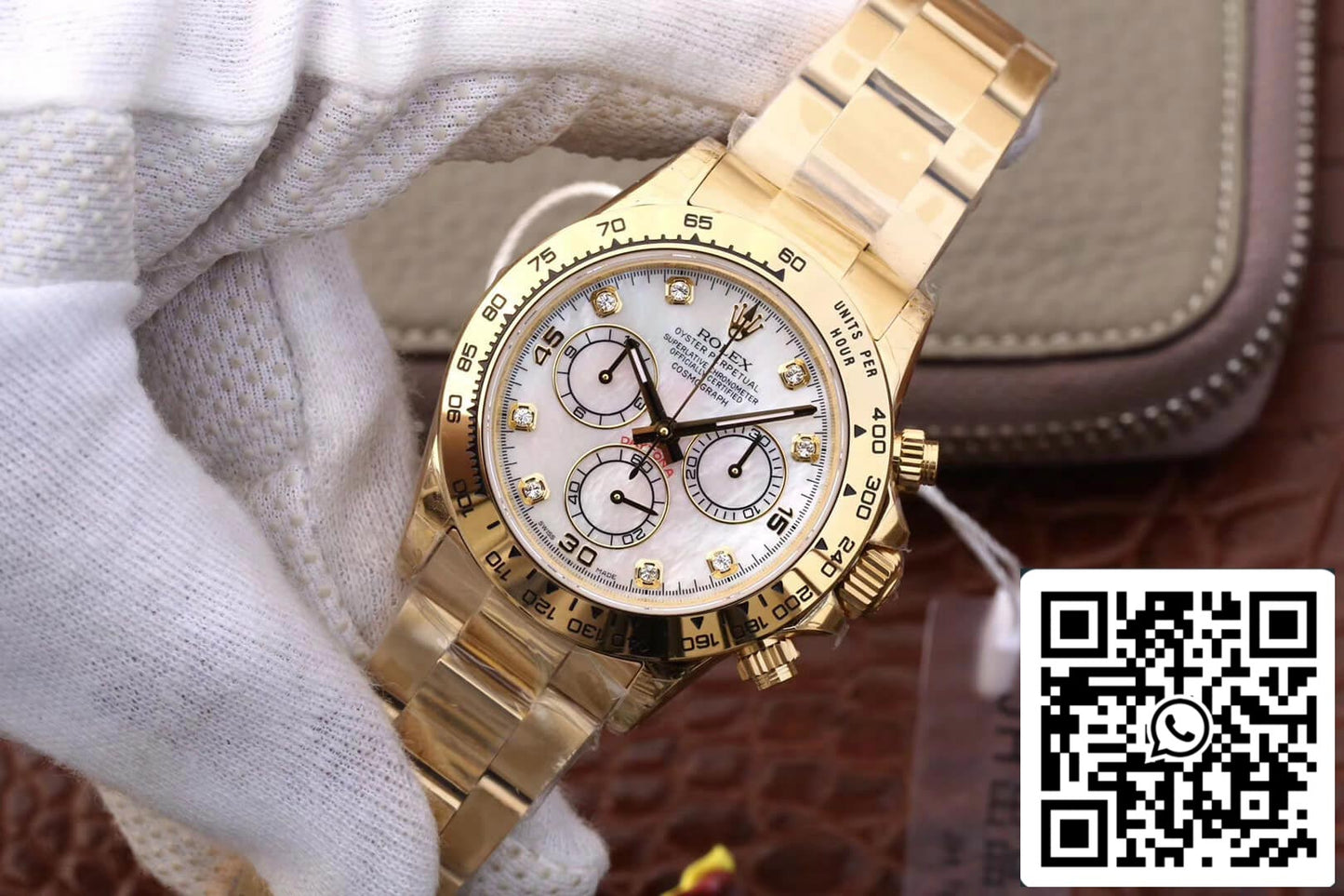 Rolex Daytona Cosmograph 116528-78598 1:1 edição melhor JH Fabbrica Diamonds Dial