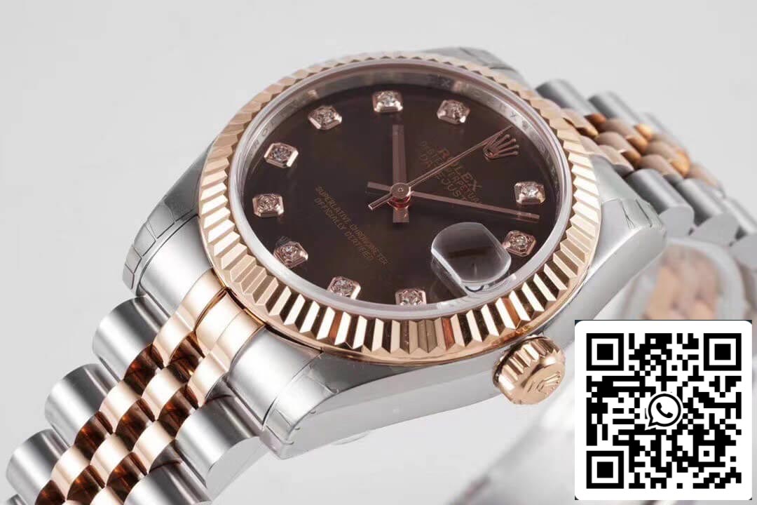 Rolex Datejust m278271-0028 1:1 edizione migliore GS Fabbrica Brown quadrante