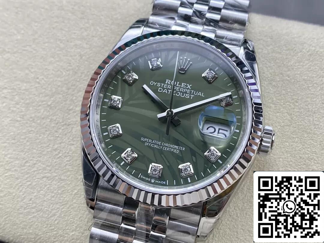 Rolex Datejust M126234-0055 36MM 1:1 edizione migliore VS Fabbrica Diamond quadrante