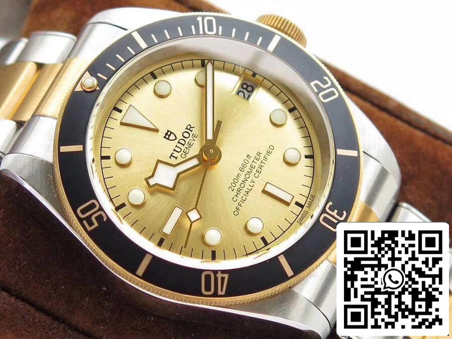 Tudor Heritage Black Bay M79733N-0004 ZF Fabbrica 1:1 Best Edition Swiss ETA2824-2 Superlumed Dome-shaped Yellow Gold Dial