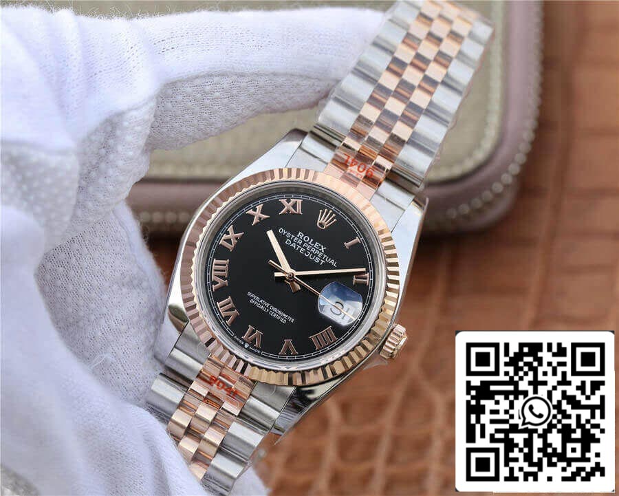 Rolex Datejust 116231 36MM 1:1 edizione migliore GM Fabbrica quadrante nero