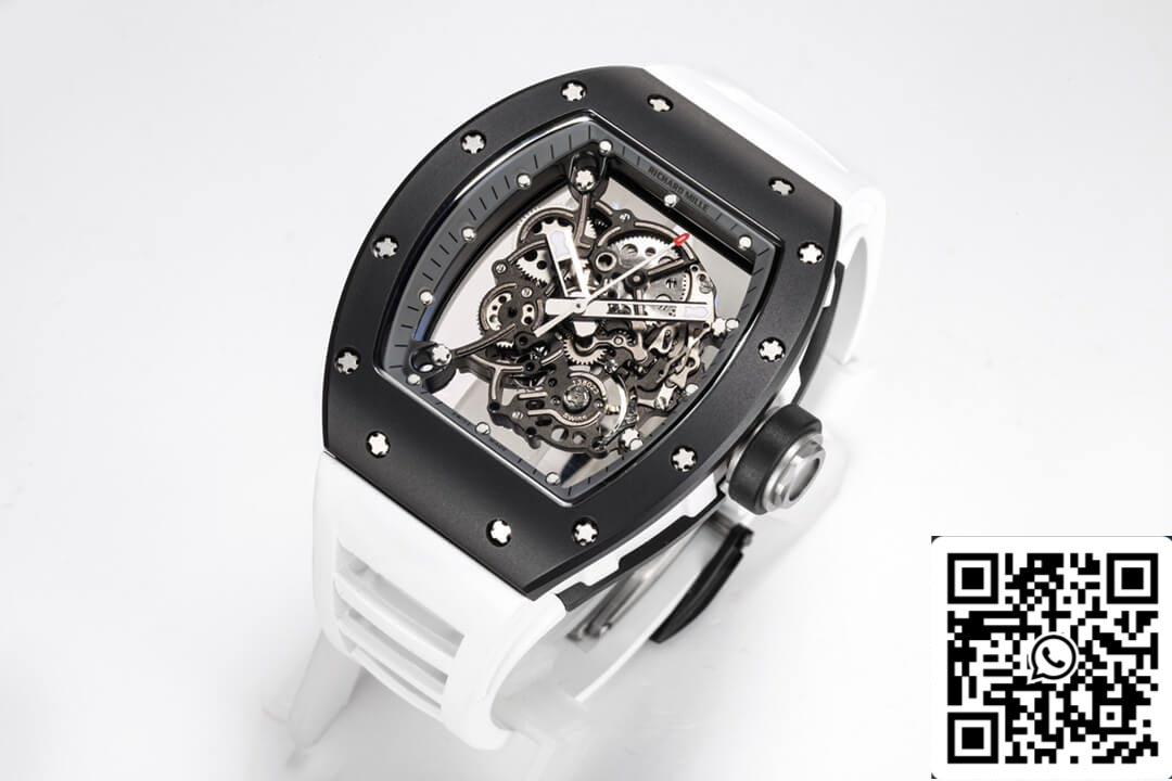 Richard Mille RM-055 1:1 edizione migliore BBR Fabbrica Nero ceramica Cassa