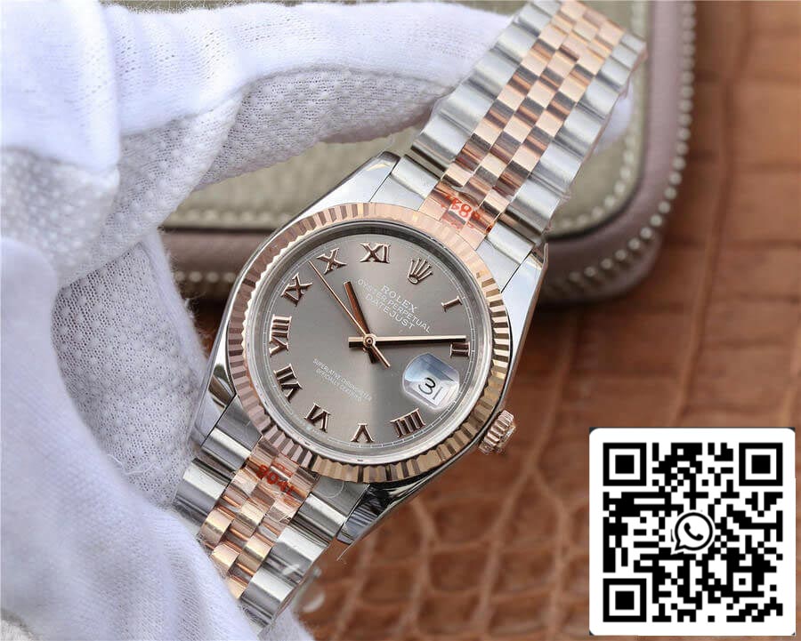 Rolex Datejust 116231-0087 36MM 1:1 edizione migliore GM Fabbrica quadrante argento