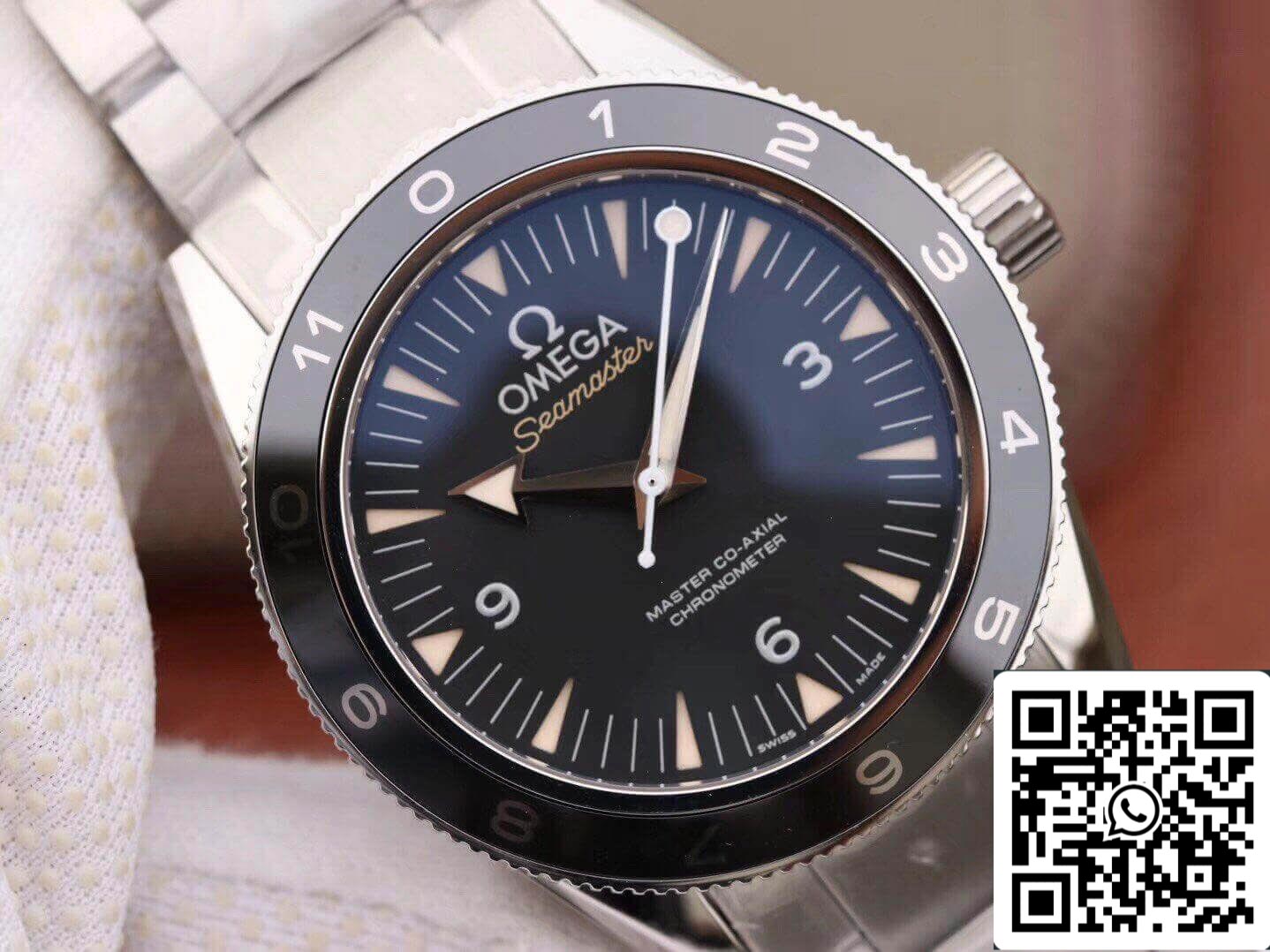 Omega Seamaster Planet Ocean 233.30.41.21.01.001 VS Fabbrica 1:1 edizione migliore Swiss ETA2824 quadrante nero With Superlume