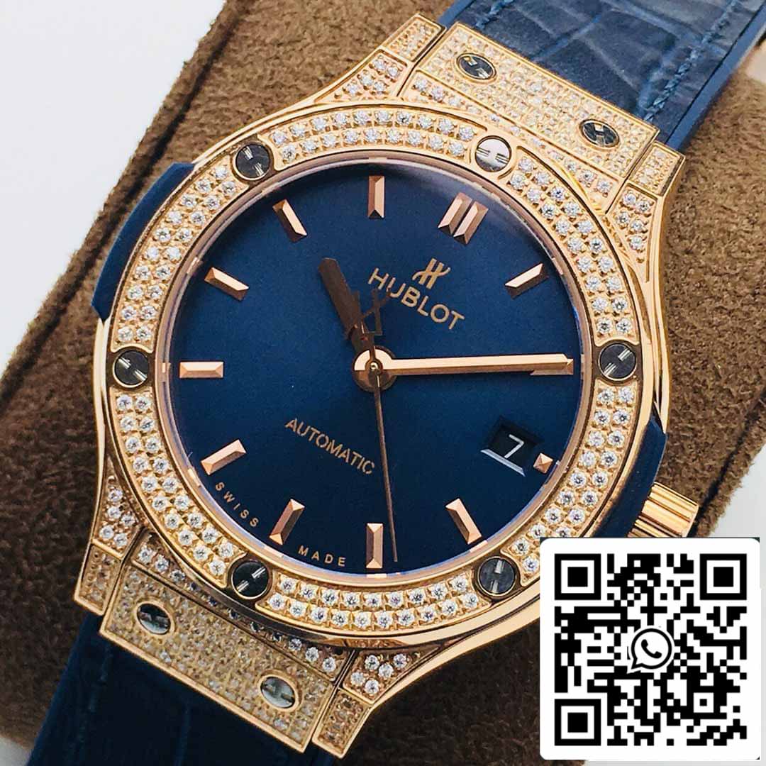 Hublot Classic Fusion 38MM 1:1 edizione migliore HB Fabbrica Diamond Cassa