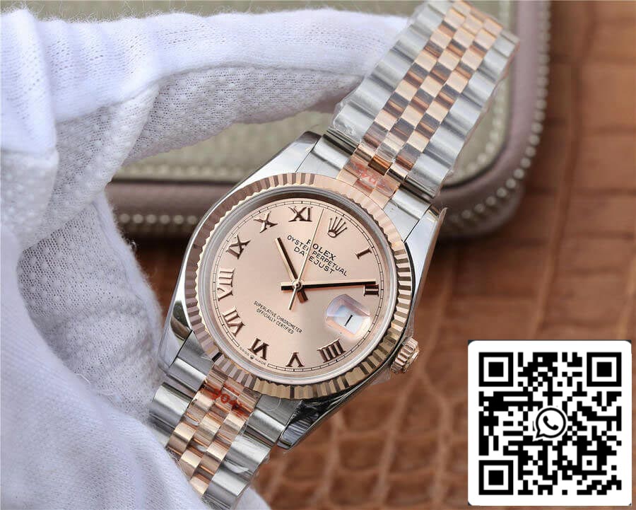 Rolex Datejust 116231 36MM 1:1 edizione migliore GM Fabbrica Pink quadrante