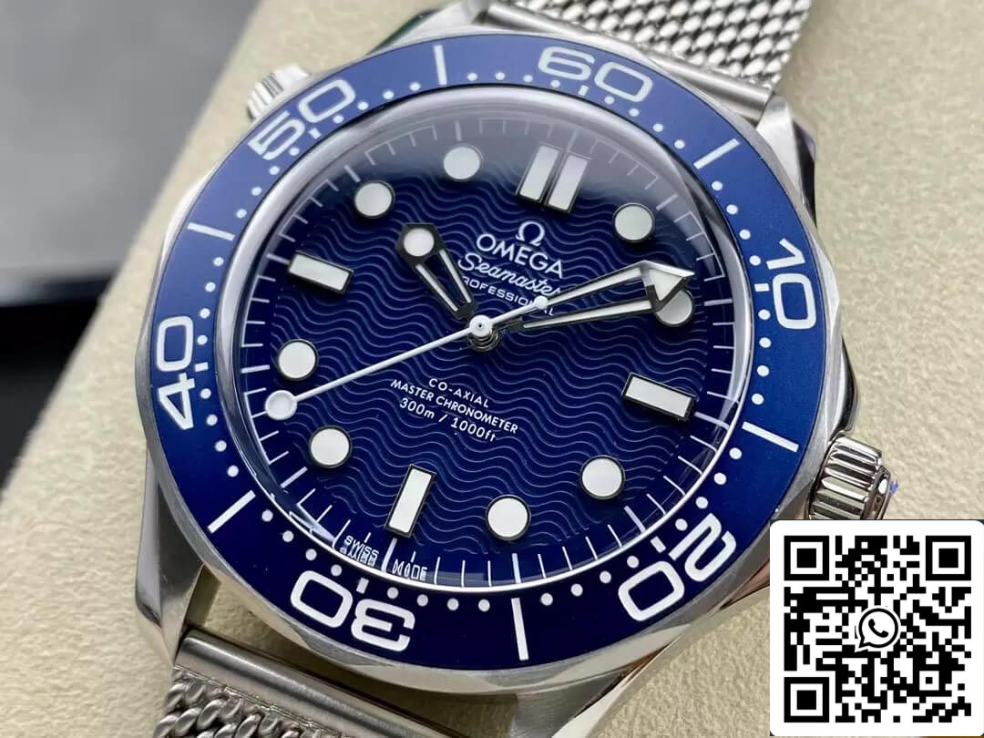 Omega Seamaster Diver 300M 210.30.42.20.03.002 1:1 edizione migliore VS Fabbrica Acciaio cinturino
