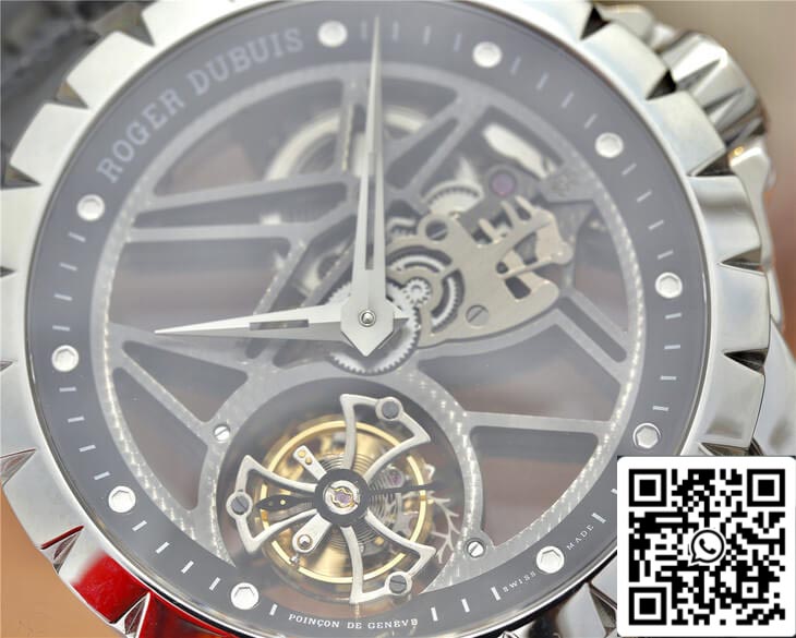 Roger Dubuis Excalibur RDDBEX0260 1:1 edizione migliore JB Fabbrica Skeleton Tourbillon Dial