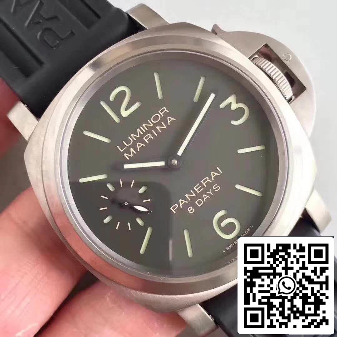 Panerai Luminor PAM510 ZF Fabbrica Men Watches 1:1 Best Edition Swiss ETA P5000 Black Rubber cinturino