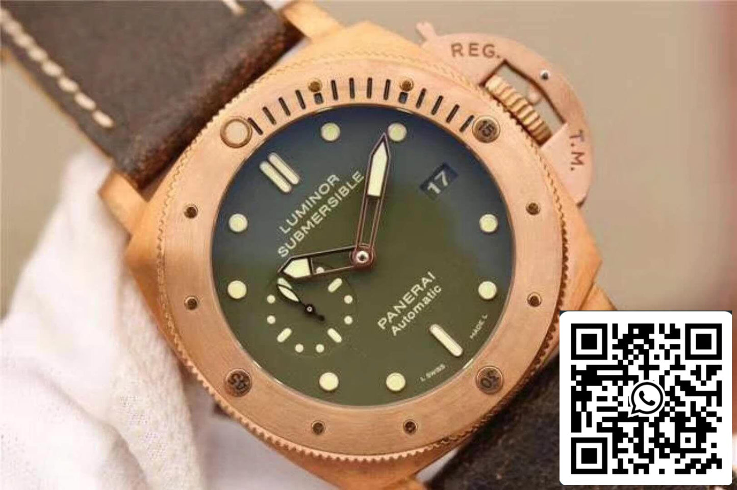 Panerai Luminor Submersible PAM382 VS Fabbrica 1:1 edizione migliore Swiss ETA P9000