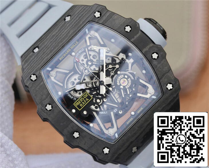 Richard Mille RM-035 KV Fabbrica 1:1 Best Edition Black Carbon Fiber