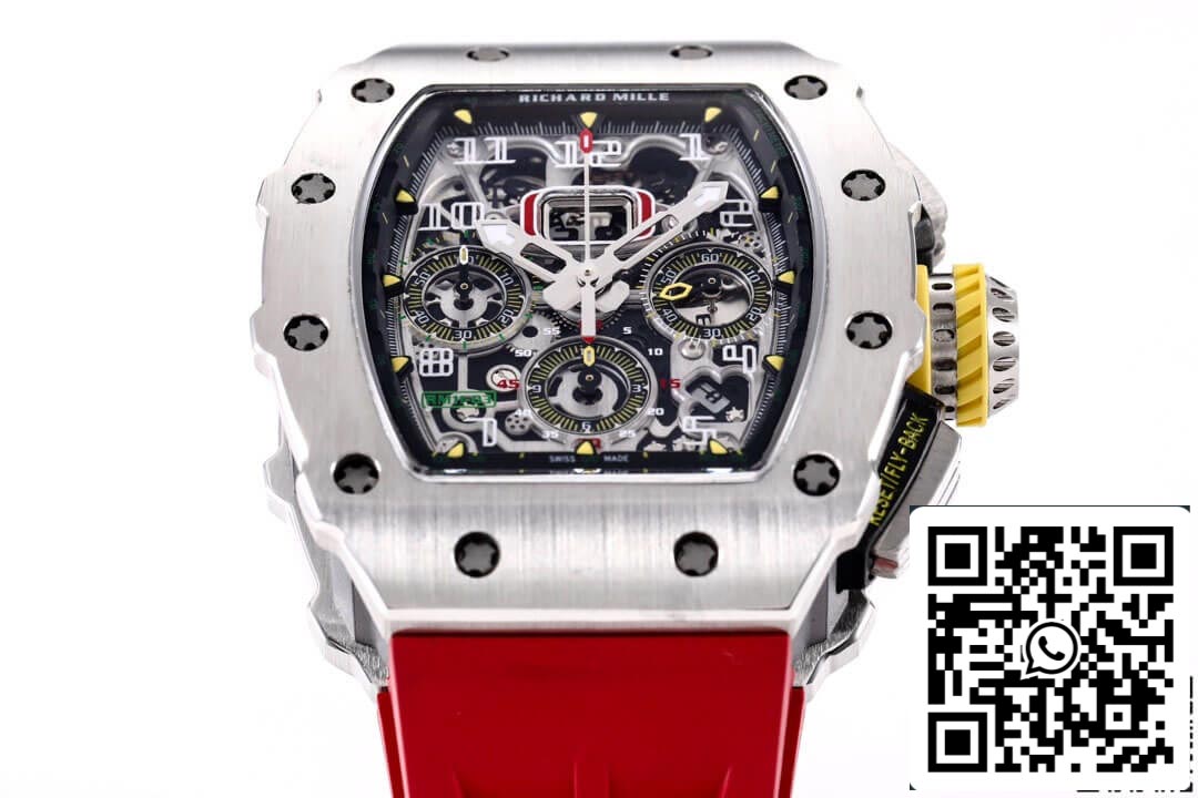 Richard Mille RM11-03RG 1:1 Best Edition KV Fabbrica Titanium Case