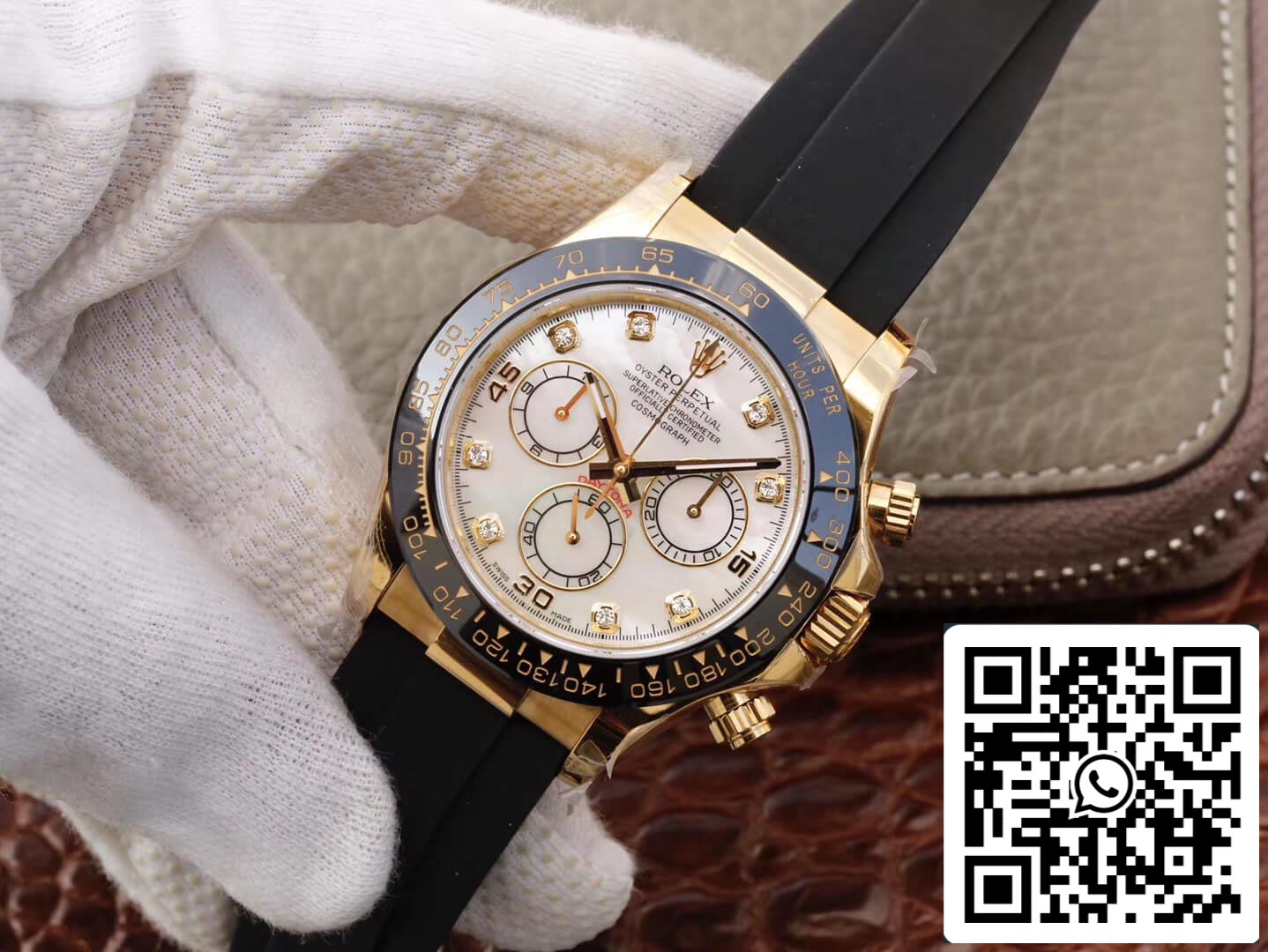 Rolex Daytona Cosmograph M116518ln-0037 1:1 edição melhor JH Fabbrica V6 caixa em ouro amarelo