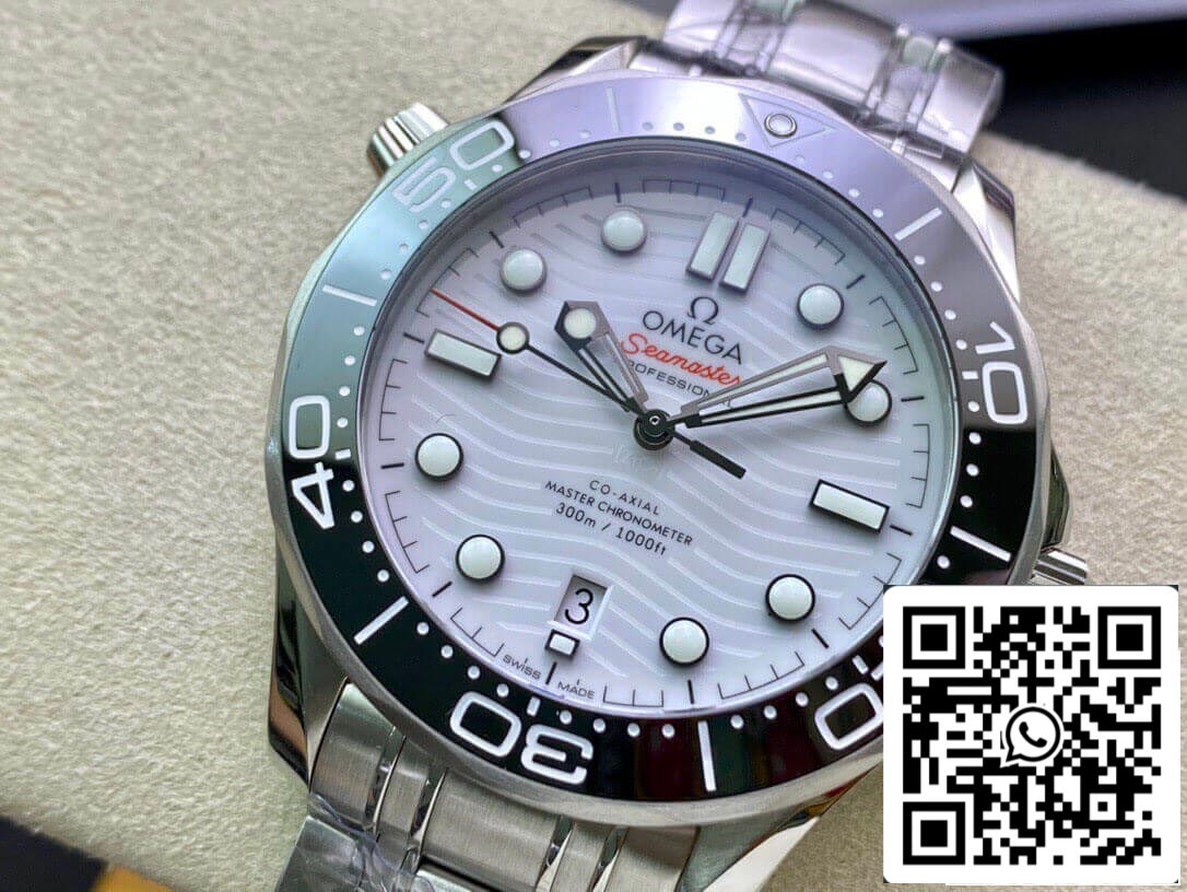 Omega Seamaster Diver 300M 210.30.42.20.04.001 1:1 Best Edition OR Fabbrica White Dial