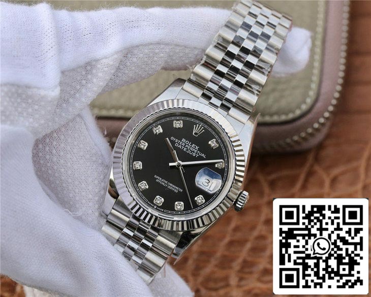 Rolex Datejust M126234-0027 1:1 edizione migliore GM Fabbrica quadrante nero