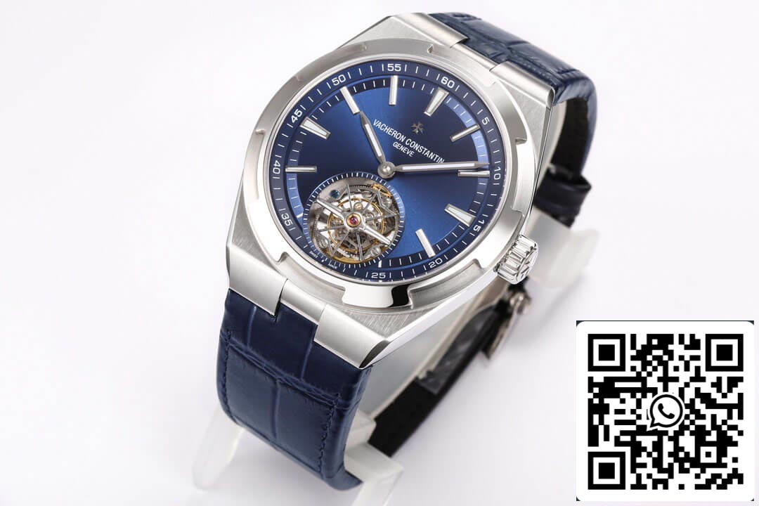 Vacheron Constantin Overseas Tourbillon 6000V/110A-B544 1:1 edizione migliore BBR Fabbrica Pelle cinturino