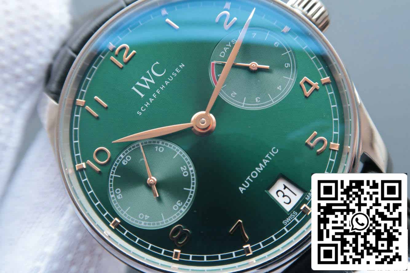 IWC Portugieser IW500708 1:1 Best Edition ZF Fabbrica V5 Green Dial