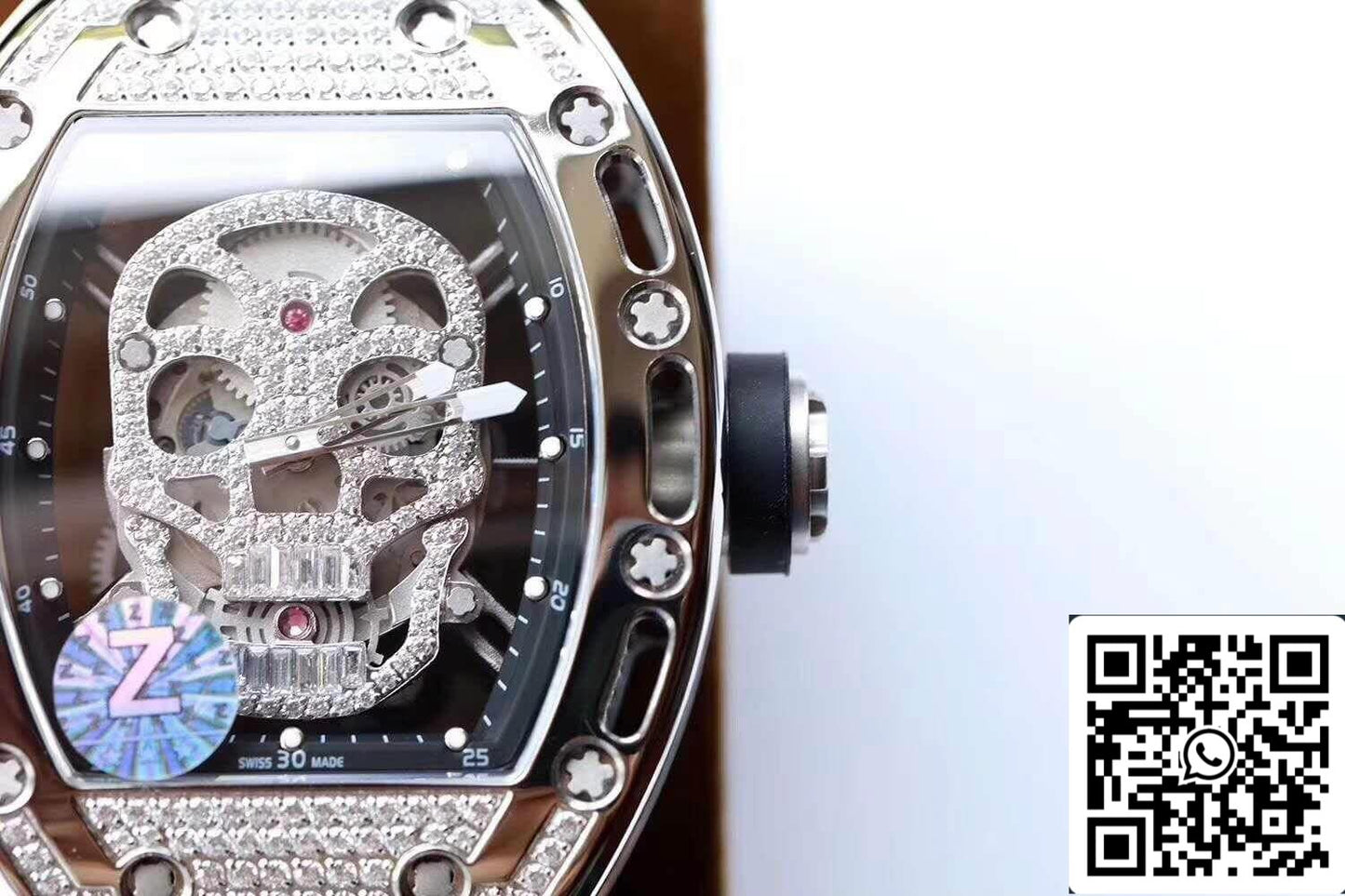 Richard Mille RM052 Z Fabbrica 1:1 Best Edition Swiss ETA6T51 black cinturino