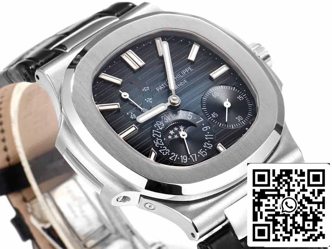 Patek Philippe Nautilus 5712 1:1 Best Edition PPF Fabbrica V2 Leather cinturino