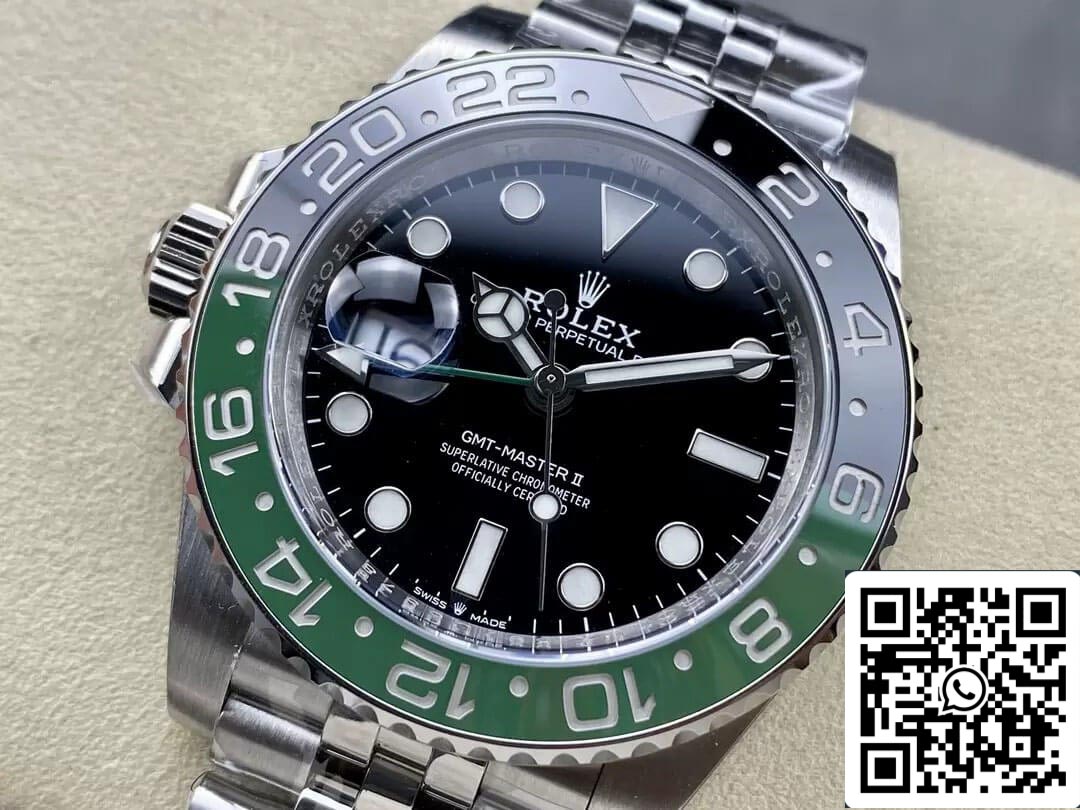 Rolex GMT Master II M126720vtnr-0002 1:1 edizione migliore C+ Fabbrica lunetta in ceramica