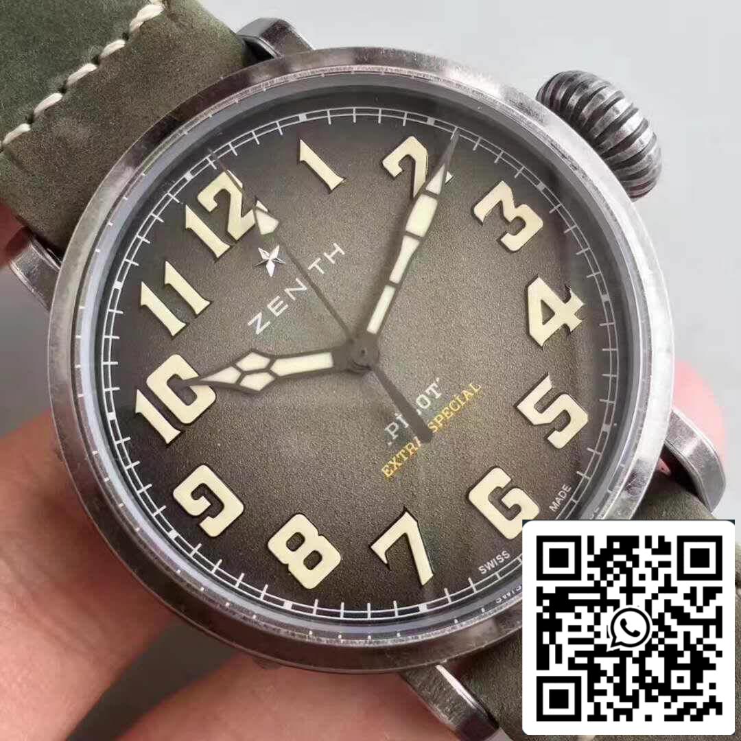 Zenith Pilot 11.1943.679/63.C800 XF Fabbrica 1:1 Best Edition Swiss ETA9015