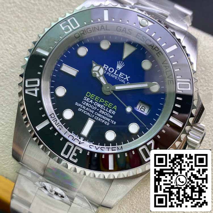 Rolex Deepsea Sea-Dweller 116660 “D-Blu” AR Fabbrica 1:1 edición migliore Swiss ETA3135 Blu/quadrante nero