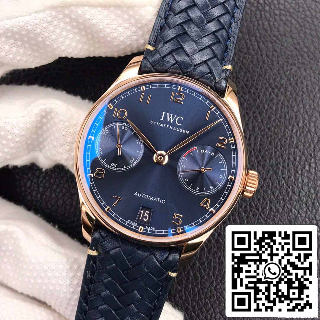 IWC Portugieser IW500713 1:1 Mejor Edición ZF Fabbrica Esfera Azul