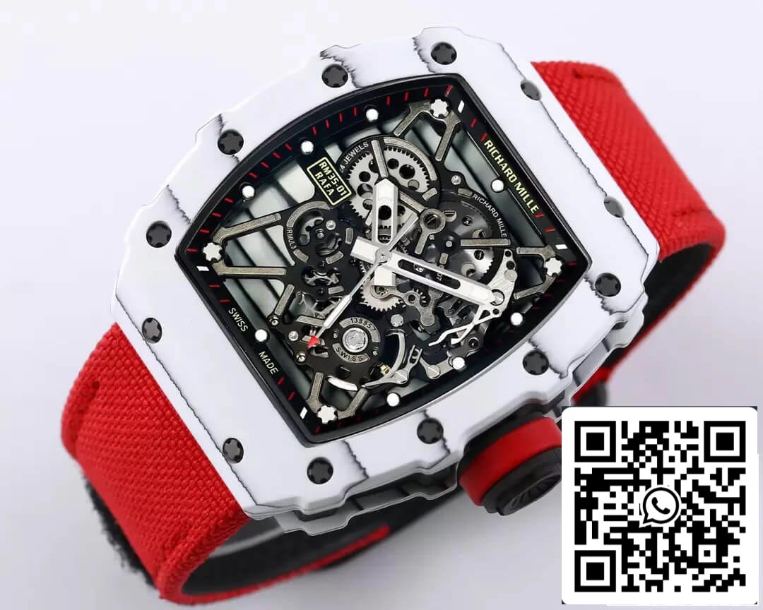 Richard Mille RM35-01 1:1 edizione migliore BBR Fabbrica fibra di carbonio Cassa