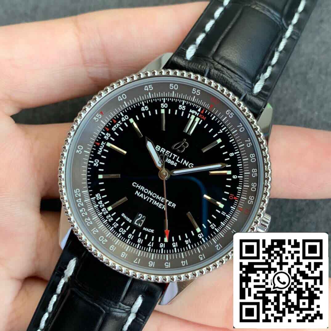Breitling Navitimer 1 1:1 Best Edition V7 Fabbrica Black Dial