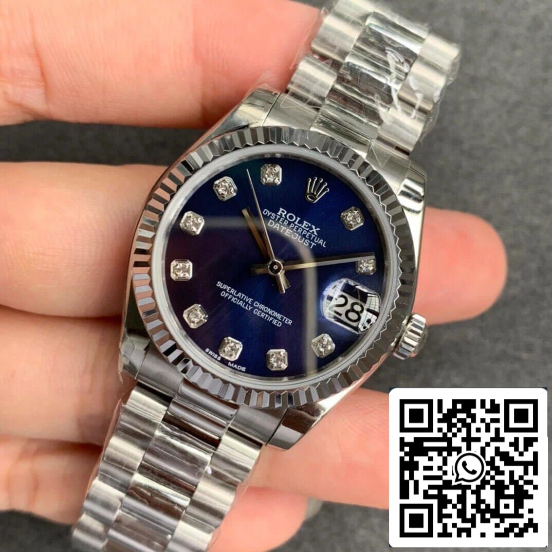Rolex Datejust 31MM 1:1 edizione migliore GS Fabbrica quadrante blu