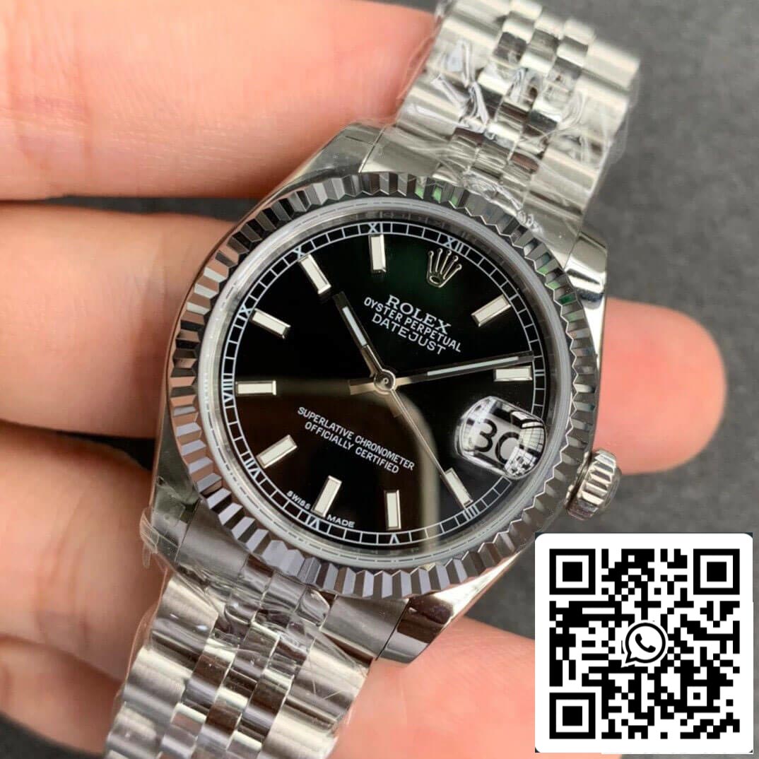 Rolex Datejust M178274-0004 1:1 edizione migliore GS Fabbrica quadrante nero