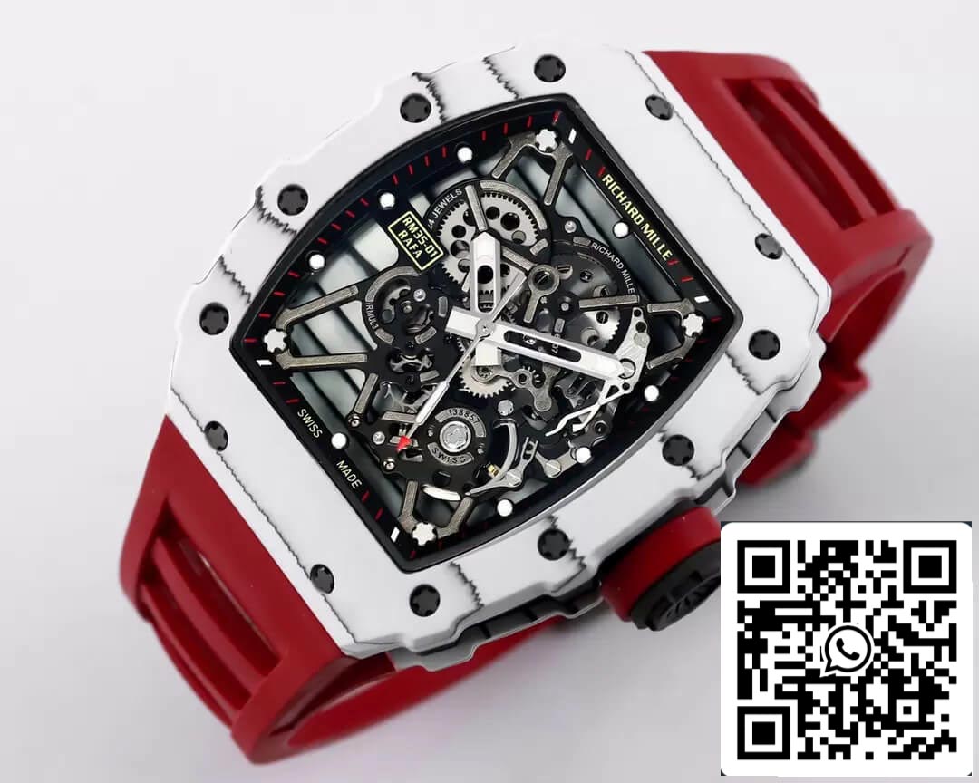 Richard Mille RM35-01 1:1 edizione migliore BBR Fabbrica Red cinturino