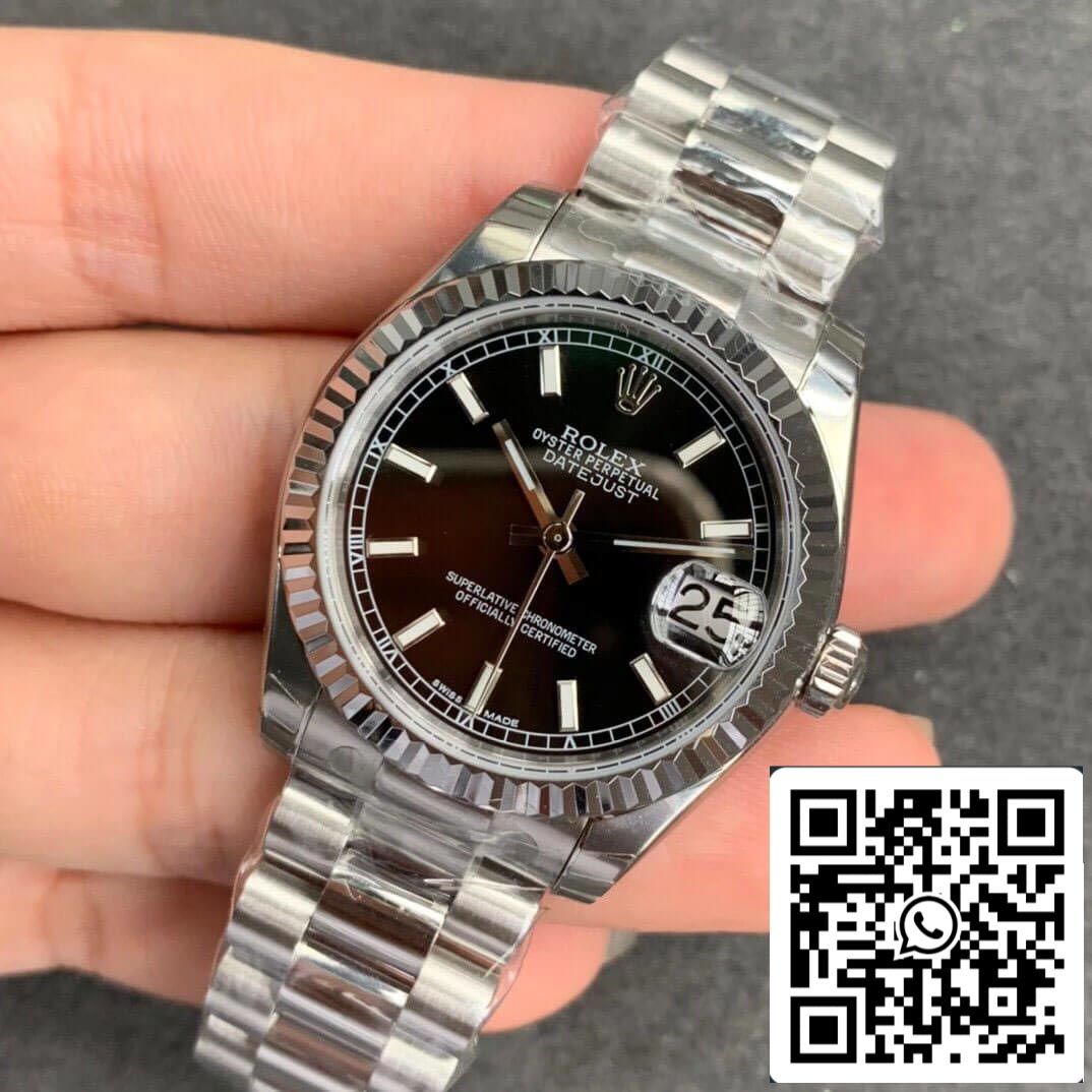 Rolex Datejust M178274-0034 1:1 edizione migliore GS Fabbrica quadrante nero
