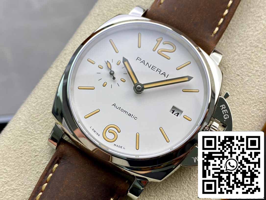 Panerai Luminor PAM01046 1:1 edizione migliore VS Fabbrica quadrante bianco