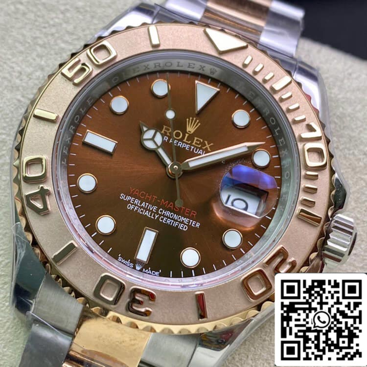 Rolex Yacht-Master 40mm 116621 AR Fabbrica 1:1 edizione migliore Swiss ETA2824 Brown quadrante
