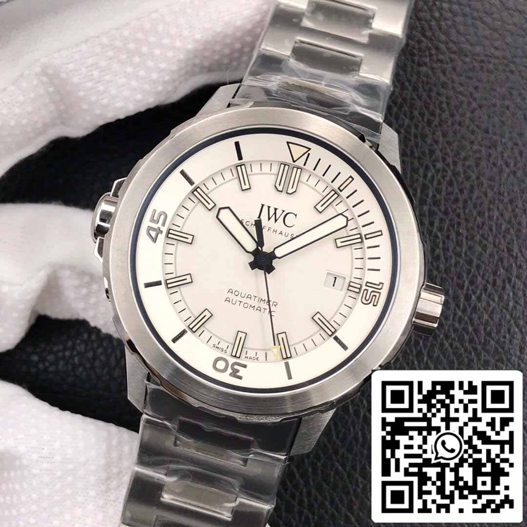 IWC Aquatimer IW329004 1:1 Best Edition V6 Fabbrica Silver White Dial