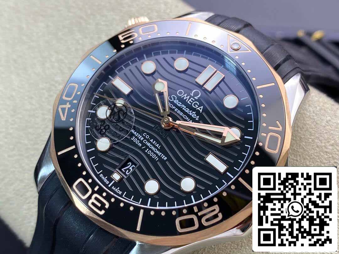 Omega Seamaster Diver 300M 210.22.42.20.01.002 1:1 edição melhor VS Fabbrica lunetta em cerâmica