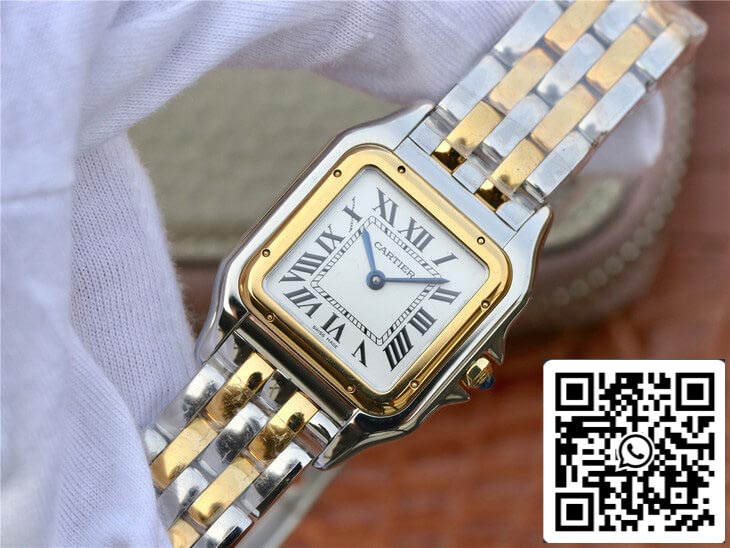 Panthere De Cartier W2PN0007 27MM 1:1 edizione migliore 8848 Fabbrica quadrante bianco