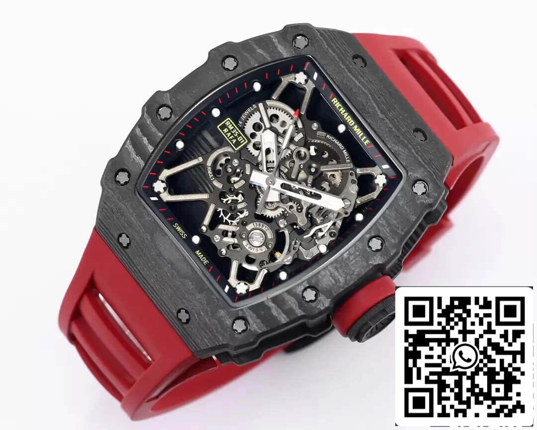 Richard Mille RM35-01 1:1 edizione migliore BBR Fabbrica Gomma cinturino