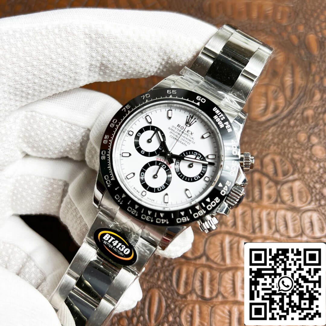 Rolex Daytona M116500LN-0001 1:1 edizione migliore BT Fabbrica quadrante bianco