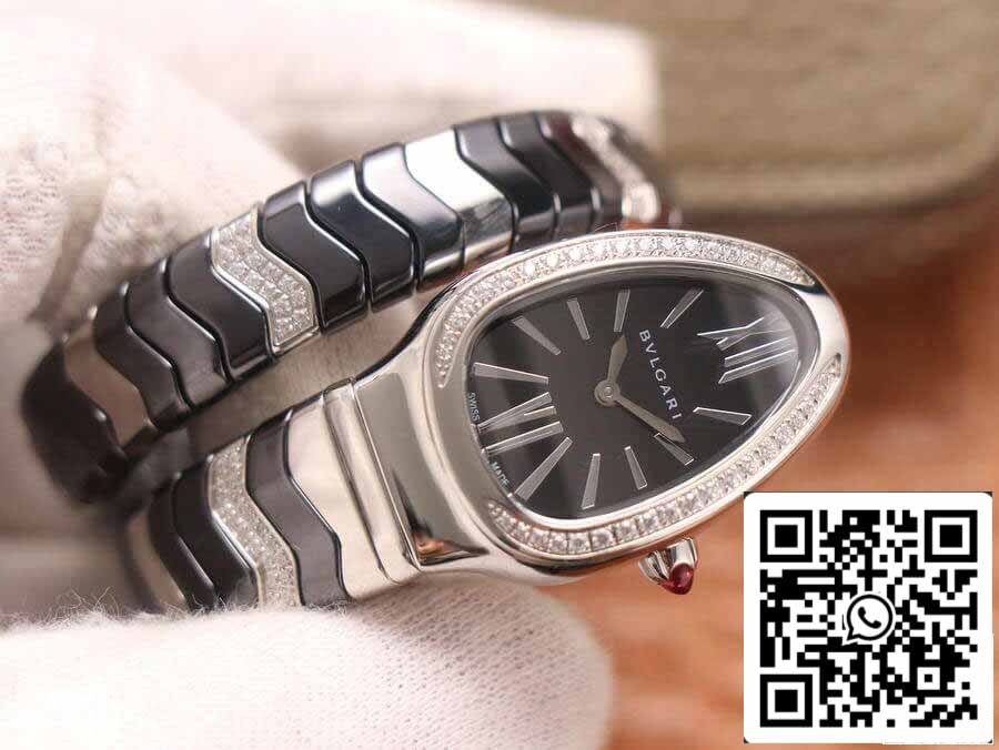 Bvlgari Serpenti 102129 1:1 edição melhor BV Fabbrica acciaio inossidabile Diamond
