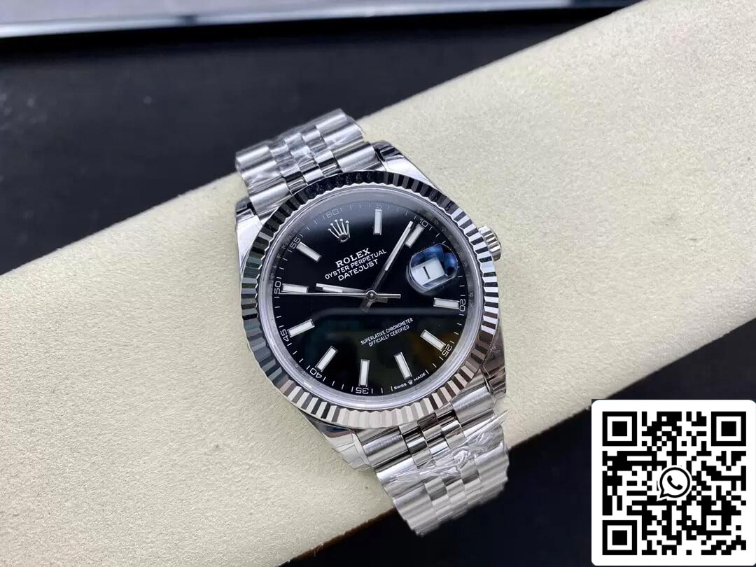 Rolex Datejust M126334-0018 1:1 edizione migliore VS Fabbrica quadrante nero