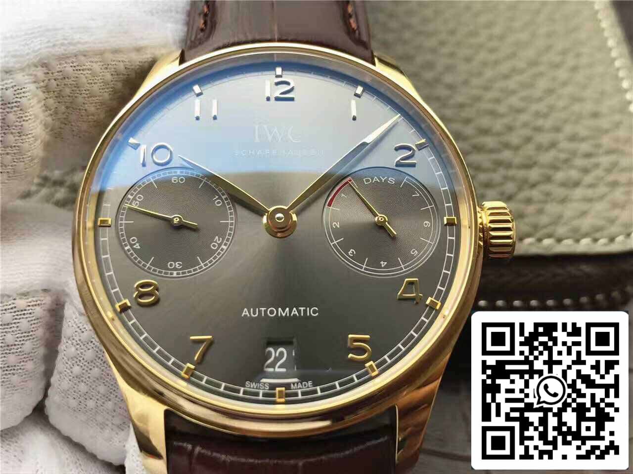 IWC Portugieser IW500101 1:1 Best Edition ZF Fabbrica Grey Dial