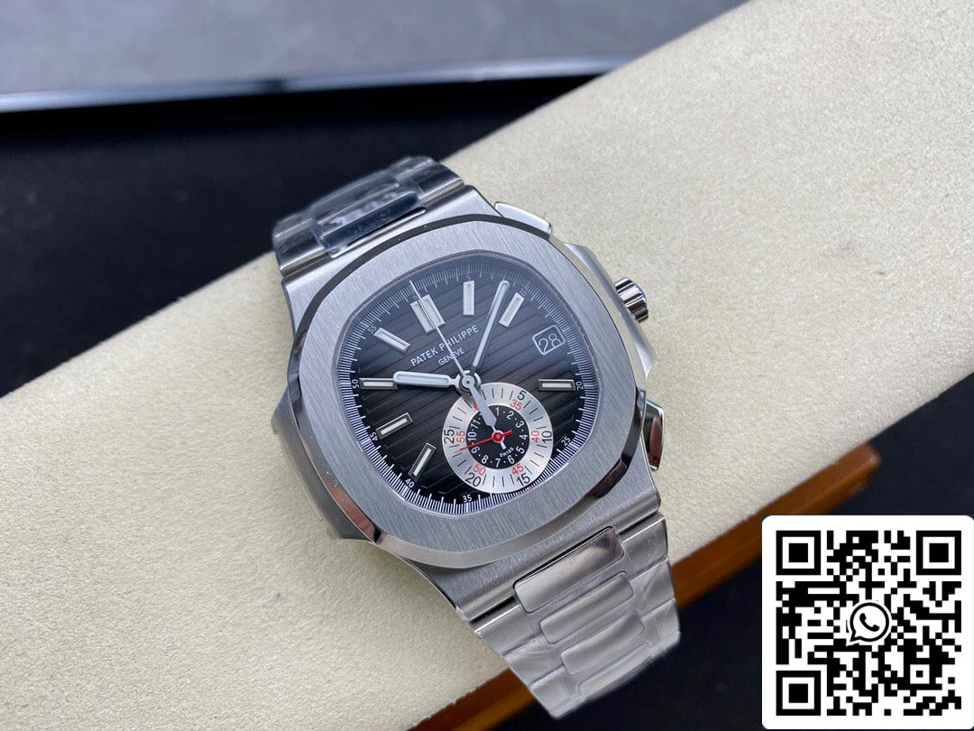 Patek Philippe Nautilus 5980/1A-014 1:1 Best Edition PPF Fabbrica Black Dial