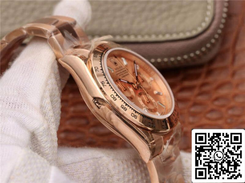 Rolex Daytona Cosmograph 116508 JH Fabbrica 1:1 edição melhor Swiss ETA4130 mostrador em ouro rosa