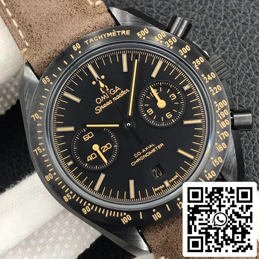 Omega Speedmaster 311.92.44.51.01.006 1:1 Mejor Edición OM Fabbrica V2 Dark Side Of The Moon Cerámica Negra