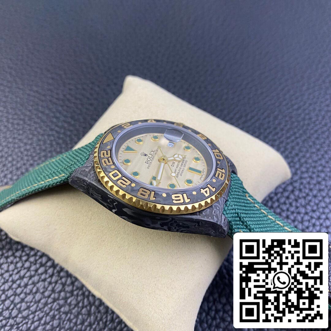 Rolex GMT-MASTER II Diw 1:1 edizione migliore Verde Fabric cinturino