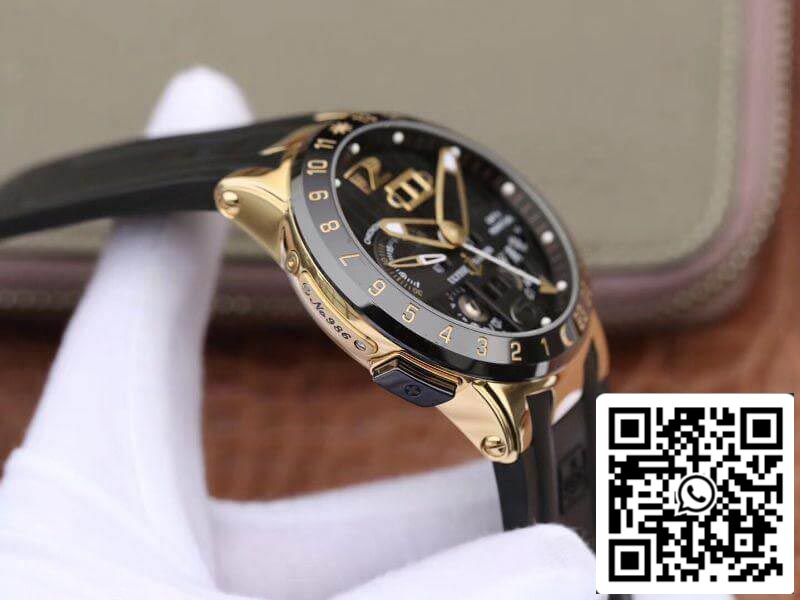 Ulysse Nardin El Toro 322-00-3 18K Rosegold Case All Working GMT Calendar 1:1 Best Edition Swiss UN-32