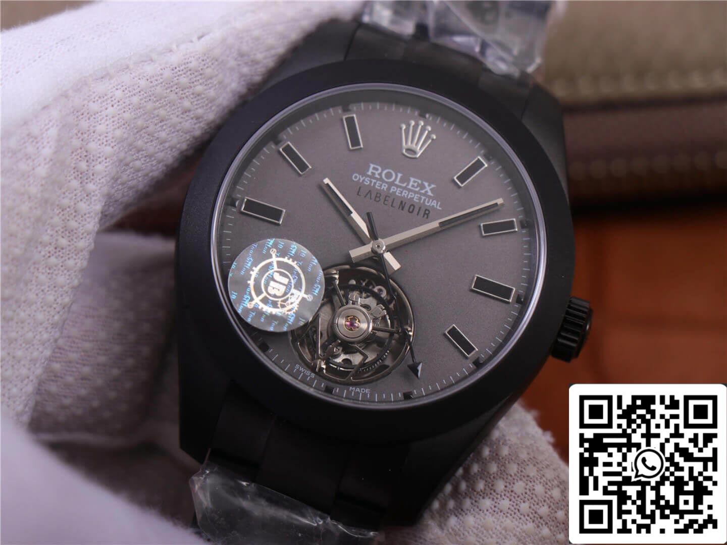 Rolex Milgauss 116400 Tourbillon 1:1 edizione migliore JB Fabbrica Black PVD Case Swiss ETA3131